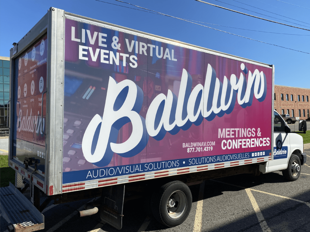 Baldwin AV Truck Wrap Design